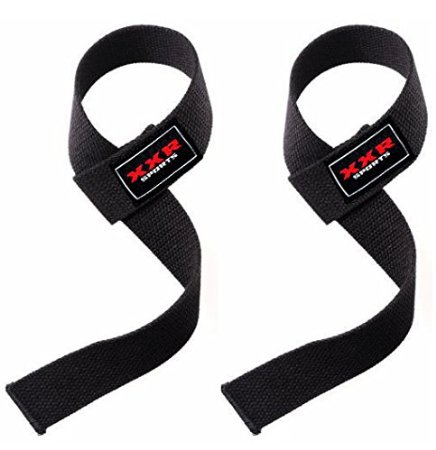 Power Hand Bar Straps Weight Lifting Straps Cotton Webbing Wrist Wraps Strengthen Training Workout Exercise Fitness Straps