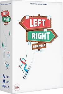 ASMODEE | Left Right Dilemma | Jeu de société | Jeu d'ambiance coopératif | A partir de 18 Ans | 3 à 6 Joueurs | 30 Minutes