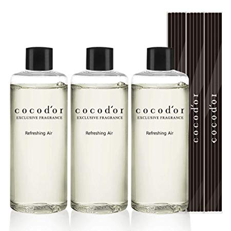 Cocod'or Reed Diffuser Oil Refill/6.7oz/Refreshing Air/3 Pack