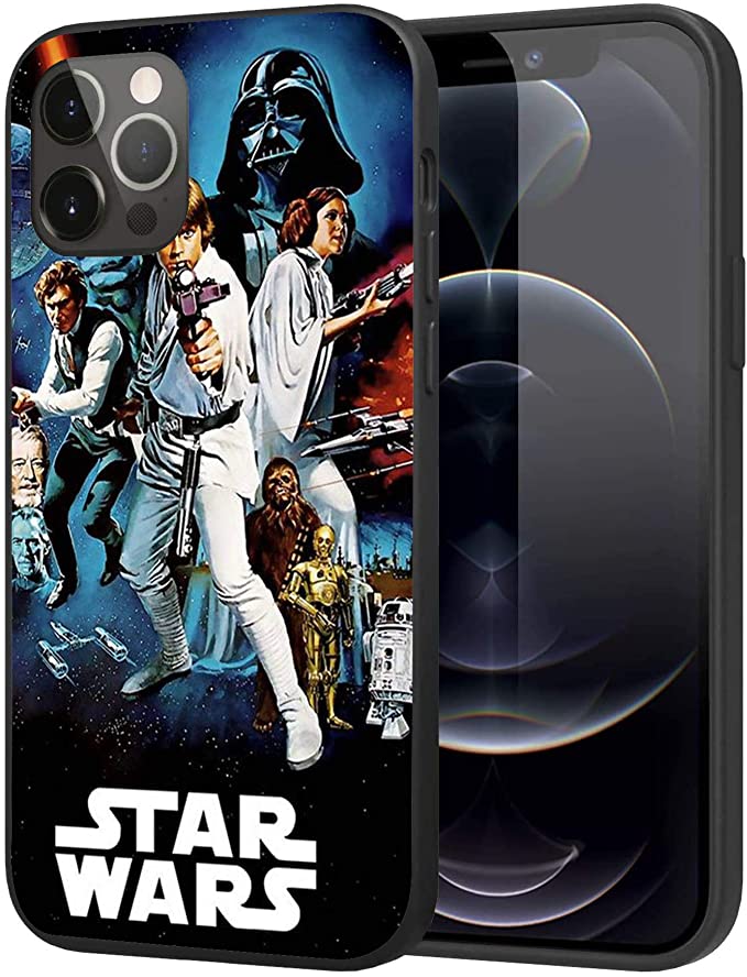 iPhone 12 Case iPhone 12 Pro Case,Silicone Case Cover Case Fashion Case (Star-Wars)