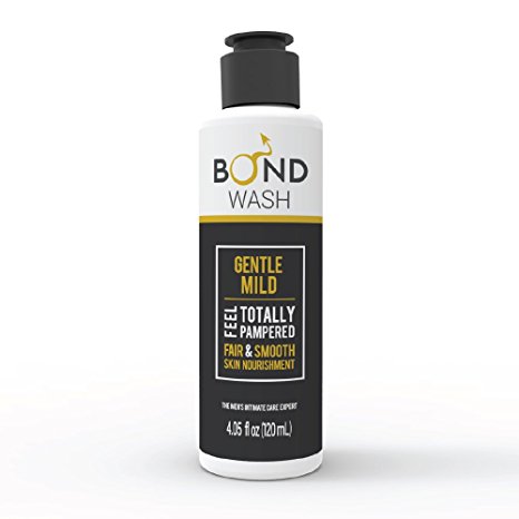 BOND​ Men's Intimate Wash 4.05 Fl. Oz. (120mL) The Best Hygiene Care Products for Men. Confidence Booster & Good for Daily-use. (Gentle Mild)