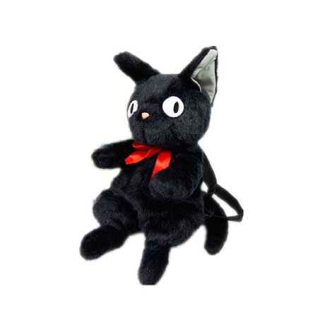 45cm/18inches Kiki's Delivery Service Small Black Cat Jiji Plush Doll Bag Backpack Japanese Anime