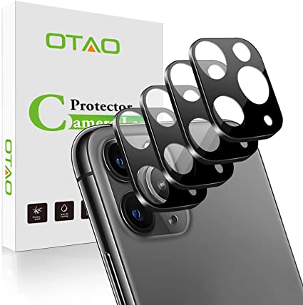 (4 Pack) OTAO Camera Lens Protector for iPhone 11 Pro/iPhone 11 Pro Max,Anti-Scratch HD Clear Camera Protector