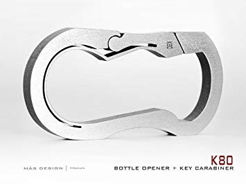 Mas Design Premium Grade 5 Titanium Key Carabiner - K80