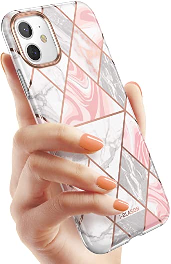 i-Blason Cosmo Lite Series Case for iPhone 11 (2019) , Premium Hybrid Slim Protective Bumper Case with Camera Protection, Marble, 6.1"