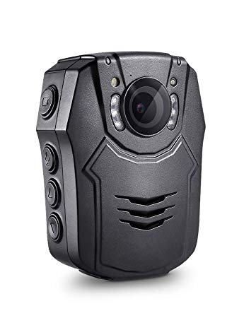 BOBLOV 1296P Body Worn Mounted Camera Lightweight Night Vision Cam 150 Degree Angle Playback 7Hours Recording (Built-in 32G)