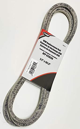 CRAFTSMAN Quality Aftermarket Belt with Kevlar - Compatible with: 429636, 532429636, 197253, 532197253 Poulan Husqvarna