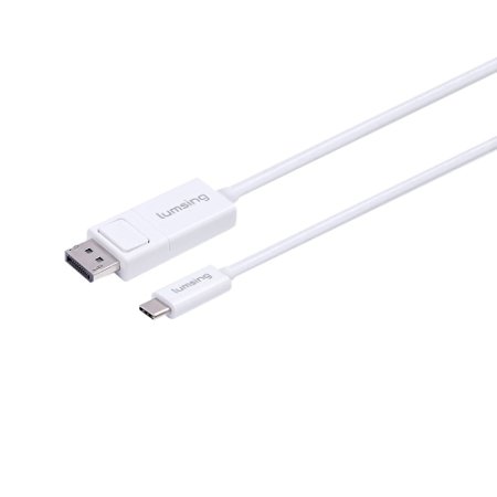 USB-C to DisplayPort Adapter, Lumsing cable for MacBook Retina 12" 2015 / 2016, Chromebook Pixel 2015, ThunderboltTM 3 & More (Supports 4K / UHD Displays up to 3840x2160@60Hz)