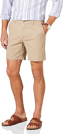 Amazon Essentials Men's Slim-Fit 7" Stretch Chino Short