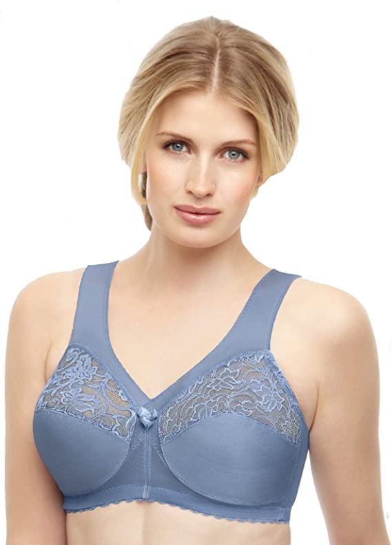 Glamorise Women's Full Figure Plus Size MagicLift Original Wirefree Support Bra #1000