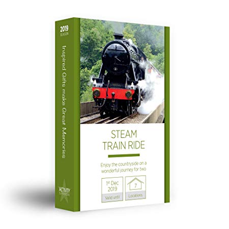 Activity Superstore - Steam Train Ride for Two - Gift Experience - Choose 1 from 8 Locations to Enjoy an Unforgettable Journey Through the Countryside