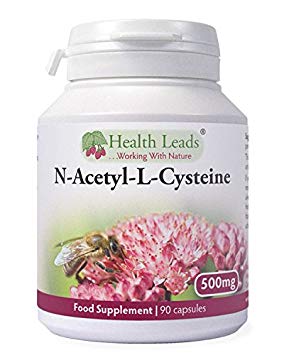 N-Acetyl-L-Cysteine (NAC) 500mg x 90 Capsules - Magnesium Stearate Free