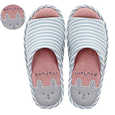ML Shoes Women's Soft Open Toe Slip On Memory Foam Home Slippers Comfortable Indoor House Slippers for Kids …