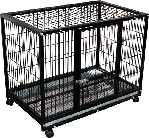 Rolling Portable Pet Kennel Training Crate