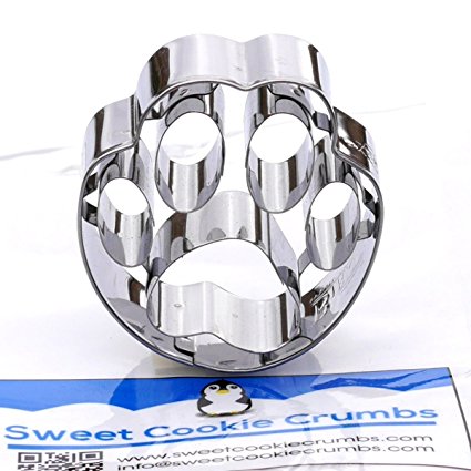 Dog Paw Cookie Cutter - Stainless Steel
