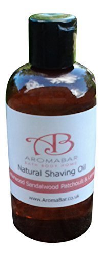 Natural Shaving Oil Cedarwood Sandalwood Patchouli & Lemon 125ml