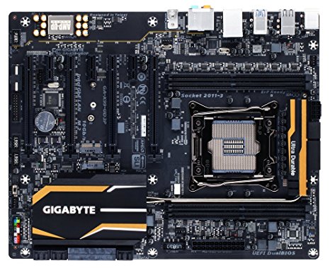 Gigabyte LGA 2011-3 X99 4 Memory DIMMs 4 Way SLI Support ATX DDR4 2133 Motherboard GA-X99-UD3P