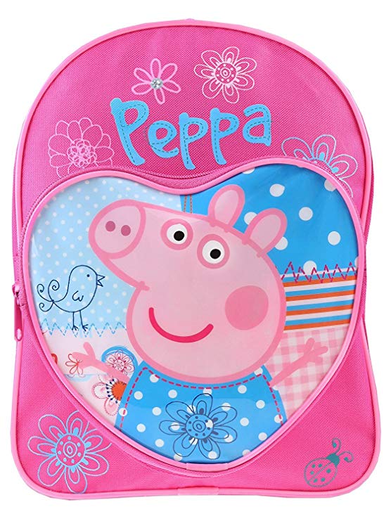 Peppa Pig Patchwork Backpack with Adjustable Backstraps