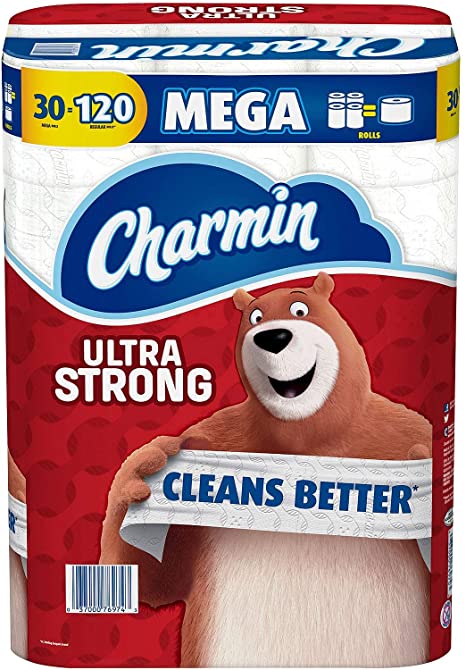 Charmin Ultra Strong Toilet Paper 30 Mega Roll (286 sheets per roll)