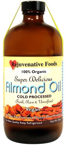 Raw Organic Almond Oil - Fresh-Pressed - 2 oz