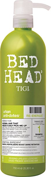 Tigi Bed Head Urban Antidotes Re-Energize Shampoo, 25.36 Ounce