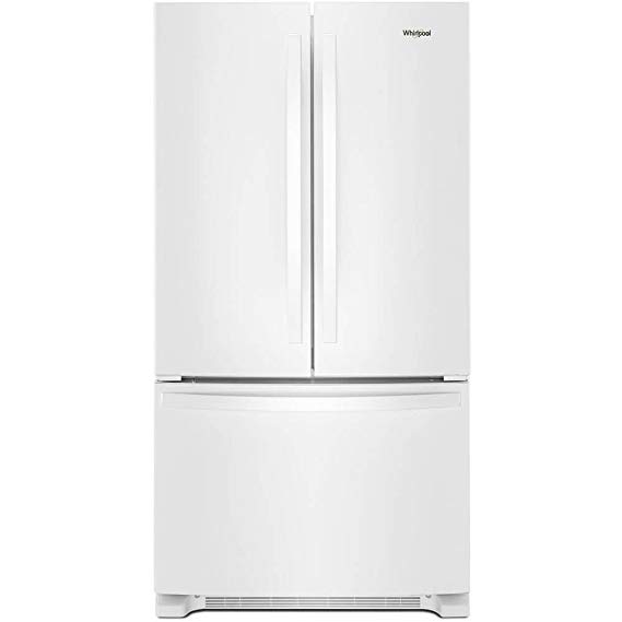 Whirlpool WRF540CWHW 20 Cu. Ft. White Counter Depth French Door Refrigerator
