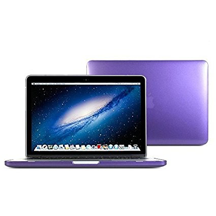 Macbook Pro Retina 13 Case, GMYLE Hard Case Metallic Color for Macbook Pro Retina 13 inch (Model: A1425 and A1502) - Metallic Violet Polycarbonate Cover (Not Fit For Macbook Pro 13)