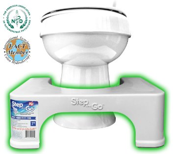 Step and Go Toilet Step - Proper Toilet Posture for Better and Healthier Results