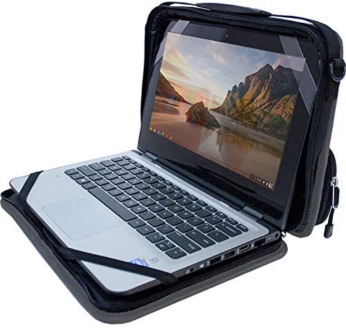 OTTERBOX OtterShell Always-On Case with pocket for 11-12" Chromebooks and Laptops - Bulk Single-pack (1 unit) - Grey/Black