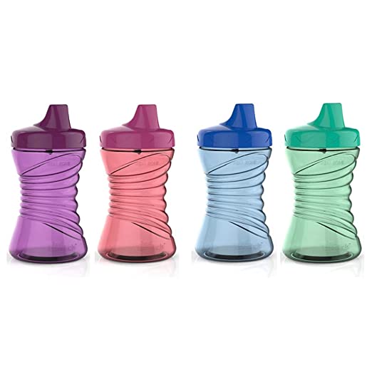 First Essentials by NUK Fun Grips Hard Spout Sippy Cup, 10 Oz, 2-Pack with First Essentials by NUK Fun Grips Hard Spout Sippy Cup, 10 oz, 2-Pack (69729)