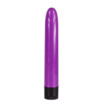 7 Inch Multi-speed Vibrator G Spot Massager Purple with Erotic Dice