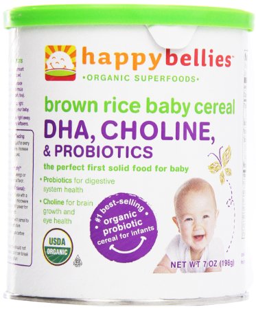 Happy Baby, Happy Bellies Organic Brown Rice Cereal, 7 oz