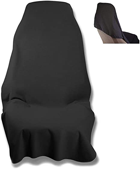Waterproof SeatShield UltraSport Seat Protector (Black) - The Original Removable Auto Car Seat Cover - Soft Odor-Proof, Guards Leather or Fabric from Sweat, Food, Spills, Sand and mud