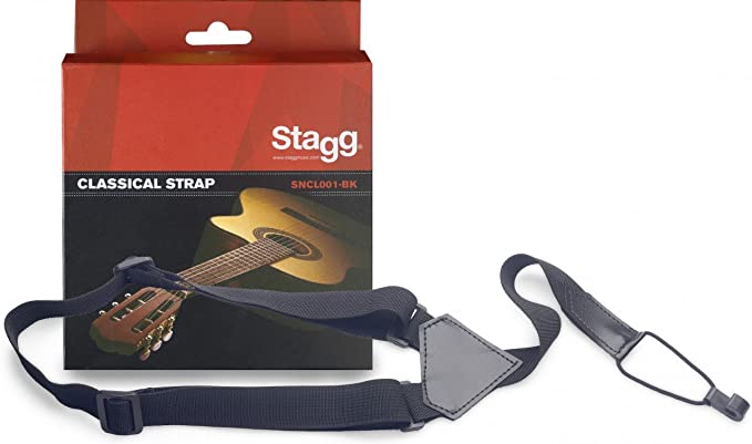 Stagg SNCL001-BK Nylon Strap for Classical Guitars and Ukuleles