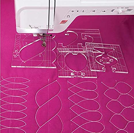 Measuring tools Cloth sheet making template, new ruler border sampler template set for sewing machine can create beautiful borders 1 set =4pcs #RL-04W