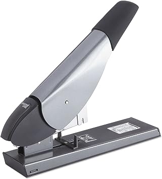 Universal 43048 Plastic/Metal Heavy-Duty Stapler, 200-Sheet Capacity, Black/Graphite