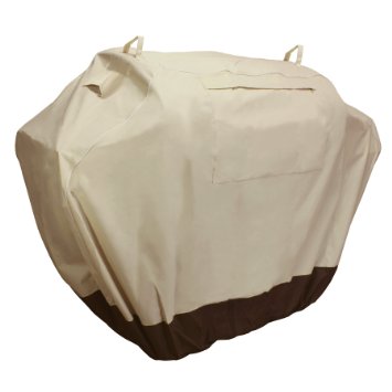 KHOMO GEAR - SAHARA Series - Waterproof Heavy Duty BBQ Grill Cover - Medium 58 x 24 x 48 - Different Sizes Available - Compatible with Weber (Genesis), Holland, Jenn Air, Brinkmann, Char Broil, Kenmore & More