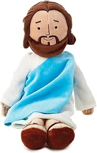 My Friend Jesus Plush, 13 Inches, Religious Christ Savior Doll, Stuffed Toy with Smile, Gift for Boys and Girls