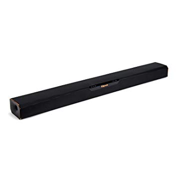 Klipsch Surround Powerful Soundbar Home Speaker Set of 1 Black (RSB-3)