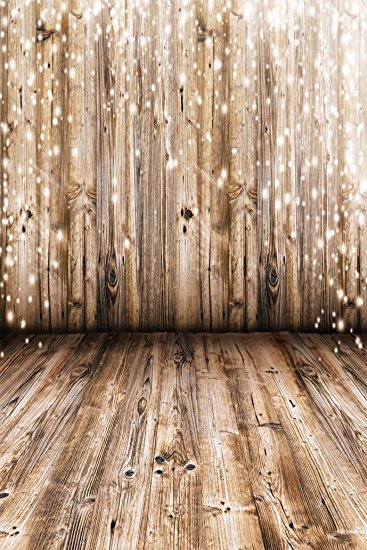 SJOLOON 6x9ft Photography Background Collapsible Photo Backdrops Vinyl Wood Floor Props for Studio