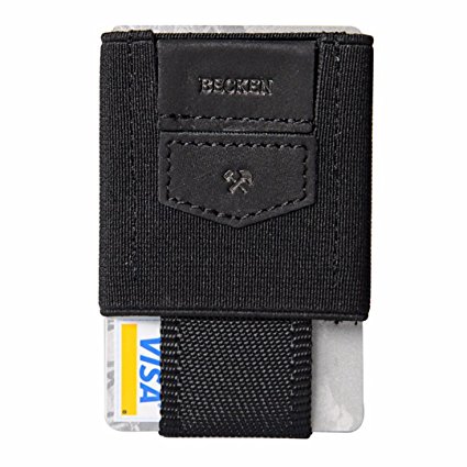 Becken Slim Card Holder Wallet - Thin Minimalist EDC For Cash, Coins Or Keys