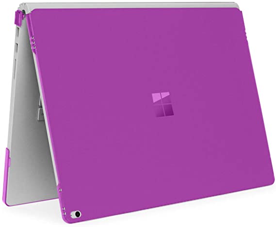 mCover Hard Shell Case for Microsoft Surface Book Computer 1 & 2 (13.5-inch Display, Purple)