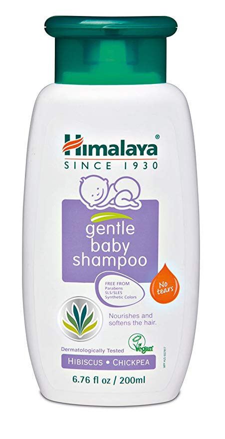 Himalaya Gentle Baby Shampoo, Free from SLS, Parabens & Synthetic Colors 6.76oz/200ml