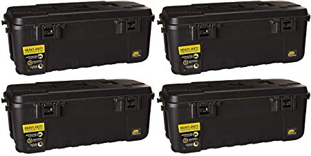 Plano 1919 Sportsman's Trunk, Black, 108-Quart (Pack of 4)