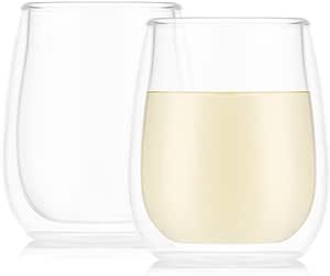 Bodum SKÅL Double Wall Chardonnay Glass 2 pc. set