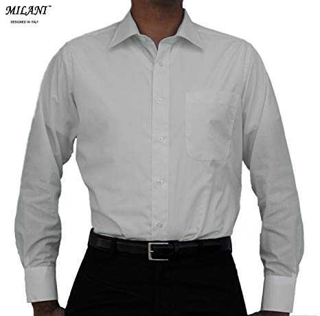 Milani Standard Fit Dress Shirt with French Cuffs