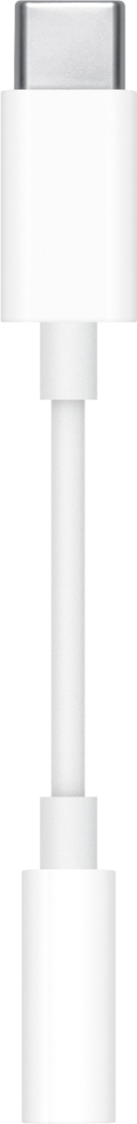 Apple - USB-C to 3.5mm Headphone Jack Adapter - White