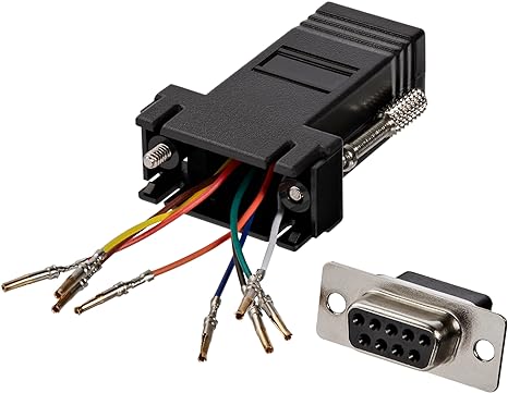 StarTech.com DB9 to RJ45 Modular Adapter - F/F - Serial adapter - DB-9 (F) to RJ-45 (F) - GC98FF