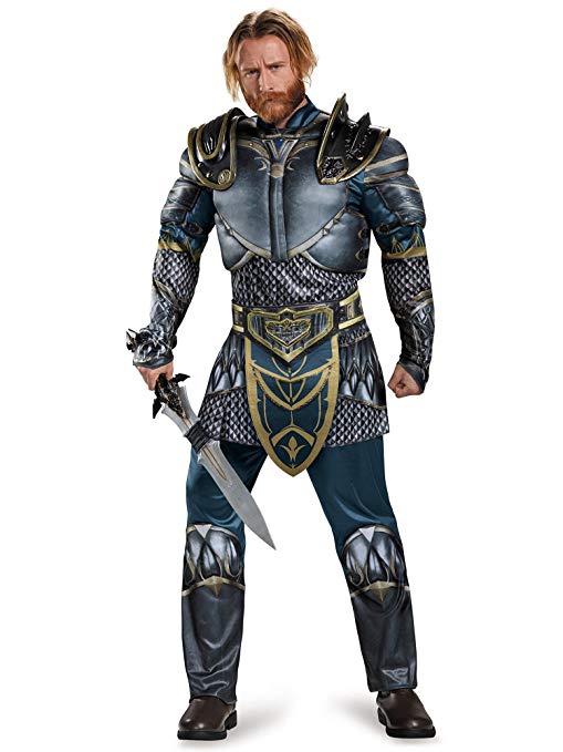 Disguise Men's Warcraft Lothar Muscle Costume