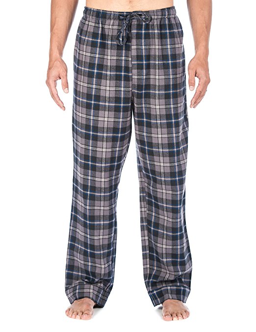 Noble Mount Mens 100% Cotton Flannel Lounge Pants